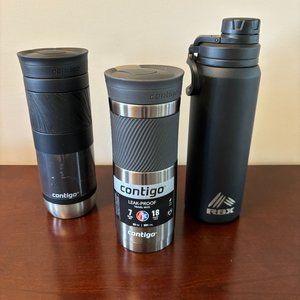 Contigo 20 OZ & RBX 26 oz Insulated Stainless Steel - BPA Free (3) total